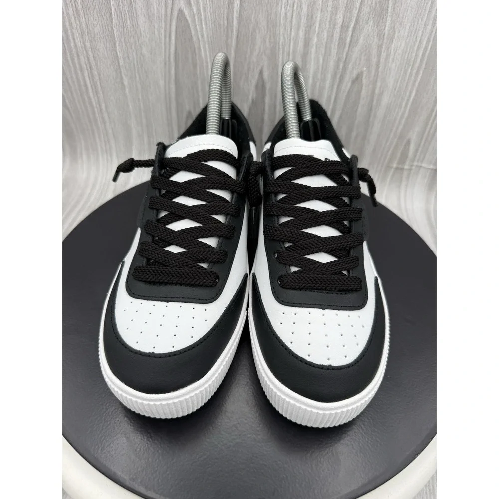 Reef Lay Day Seas Womens Size 7 Black White Platform Sneakers Casual Shoes NEW